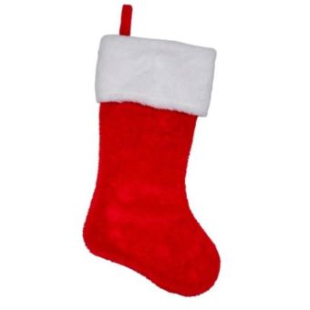 Traditional Santa Stocking 51cm – Large Hanging Christmas Stocking for Gifts, Treats and Festive Décor
