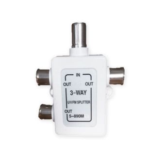 TV 3 Way Splitter Combiner