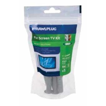 Rawlplug Flat Screen TV Fixing Kit