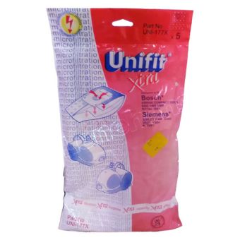 Unifit Xtra UNI-177X Vacuum Bags - Pack of 5