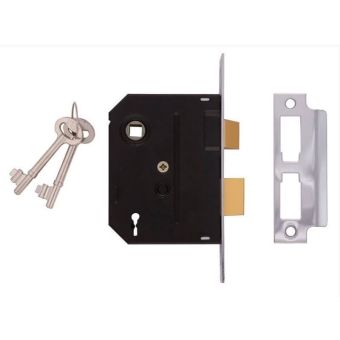 UNION 2 Lever Mortice Sashlock Polished Brass 63mm 2.5in