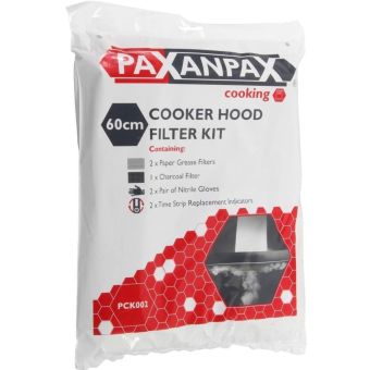 Universal Cooker Hood Filter Kit with Saturation Indicator 47 x 57 cm Grease and Carbon Odour Filters
