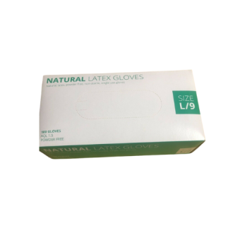 Latex Power Free Large Gloves - Pack of 100 - Size L/9