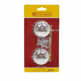 Centurion Chrome Plated Victorian Mortice Furniture Door Knobs
