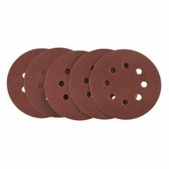Velcro 125mm P180 Abrasive Discs - Set Of 5