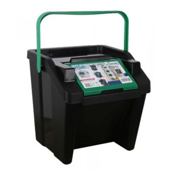 Vertical Bin with Handle 28L - Green