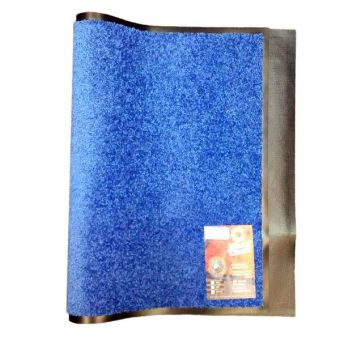 Wash & Clean Machine Washable Floor Mat - Blue 60cm x 90cm