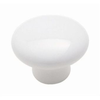 White Ceramic Knob