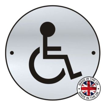 Disabled Graphic Door Disc - 75mm
