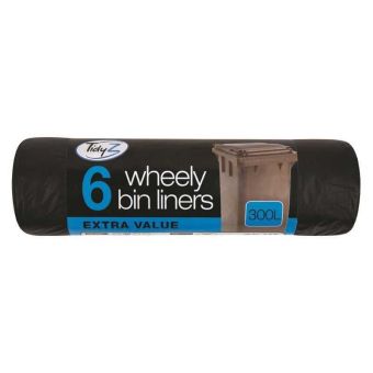 Tidyz Wheely Bin Liners Roll of 6
