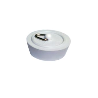 Rubber Bath/ Sink Plug - 1½" White
