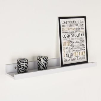 Duraline White Display Shelf - 580 x 100mm