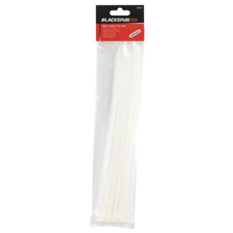 White Cable Tie Set - 45 Pack