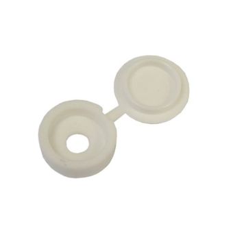 Hinged Cover Caps White