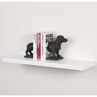 120cm x 23.5cm Floating Ebony Shelf