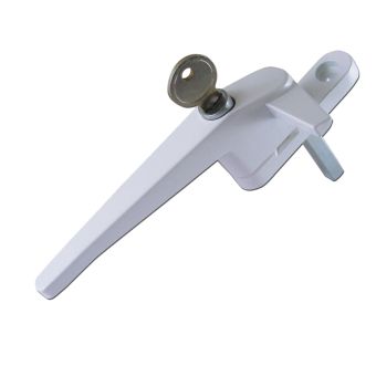 ASEC Cockspur Espag Handle With Spindle - Left Handed (White)