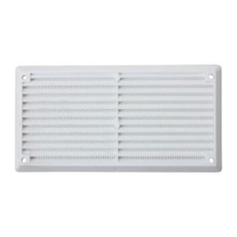 Map White Plastic Vent Louvre 6" x 3"