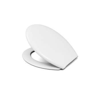 Cooper Round White Toilet Seat