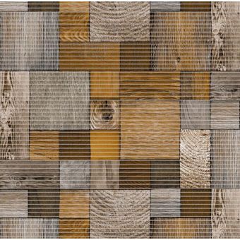 Wood Parquet Pattern Non-Slip Floor Matting