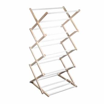 Wooden Concertina Clothes Airer