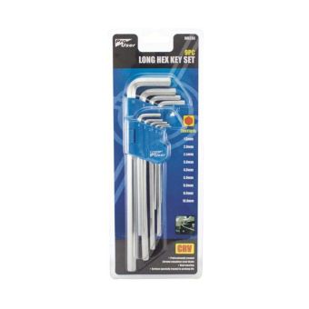 ProUser 9pc Long Hex Key Set