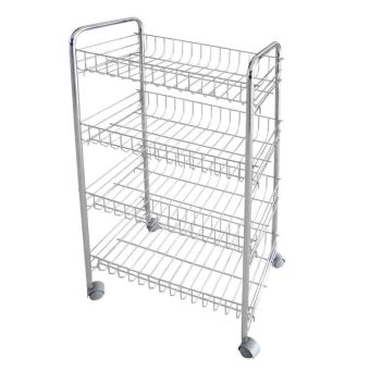 De Vielle 4 Tier Chrome Storage Rack