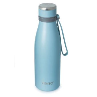 Zento Blue Stainless Steel Water Bottle - 550ml