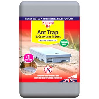 Zero In Ant and Crawling Insect Trap with Refill Poison-Free Eco-Friendly Indoor and Outdoor Use
