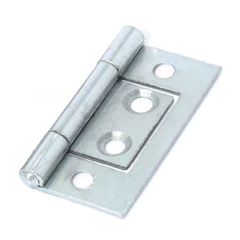 Zinc Plated Flush Hinge 2"