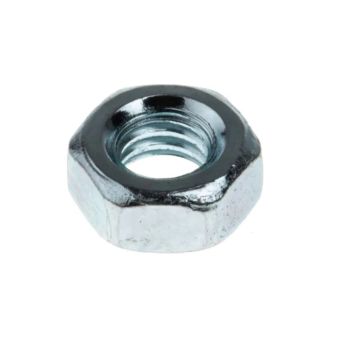 Zinc Plated Steel Hex Nuts - M4