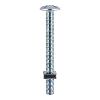 Zinc Roofing Bolts - M6 x 100mm