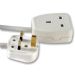 1 Way Gang Mains Power Extension Lead 5m White