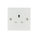 Un-switched 13 Amp Socket - White
