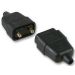 10 Amp 2 Pin Resilience Flex Connector Black