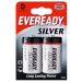 Eveready D R20s Silver Seal Batteries - 2 pack