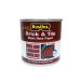 Rustins Quick Dry Brick & Tile Matt Red Paint - 250ml