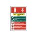 Fire extinguisher composite - Wet chemical - PVC Sign (200 x 300mm)