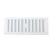 White Plastic Vent Adjustable 9" x 3" 229mm x 76mm