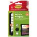3M Command XL Picture Hanging Strips Black 9kg (4 Pack) – Heavy-Duty Damage-Free Hanging