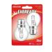 Eveready 20W Halogen Clear Golf B22 Lightbulb - Pack Of 2