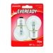 Eveready 46W Halogen Clear Golf E27 Lightbulb - Pack Of 2