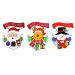 Premier 26cm Santa, Snowman & Reindeer Decoration