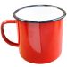 Red Enamel Mug