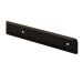Black Bullnose Corner Worktop Trim 40mm - 10mm Radius