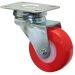 Castor Swivel Red Wheel 40mm - 40kg