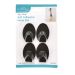 Oval Self Adhesive Hook Set - Pack of 4