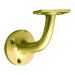 Centurion Polished Brass Contract Handrail Bracket - 65mm