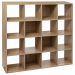 5Five Mix n Modul Natural Oak Effect Storage Solution - 16 Shelves