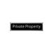 200x50mm Private Property