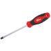 Draper Redline™ Plain Slot Soft Grip Screwdriver - 6mmx100mm